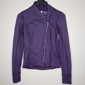 Lululemon Precision Jacket Chain Link Lilac Sz 6